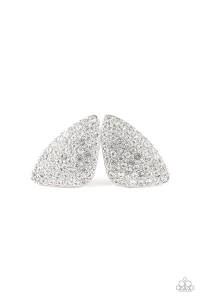 Supreme Sheen - White Post Earring 