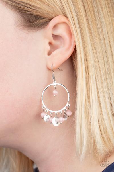 Bubbly Buoyancy - Pink Earring 