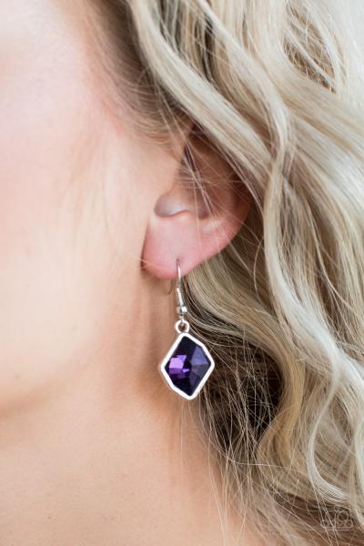 Glow It Up - Purple Earring 