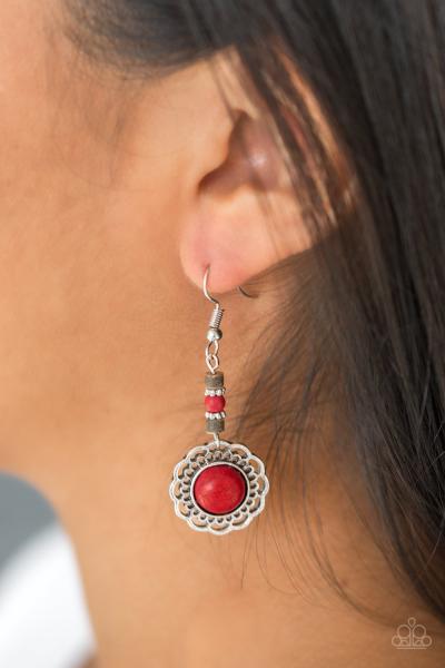 Desert Bliss - Red Earring