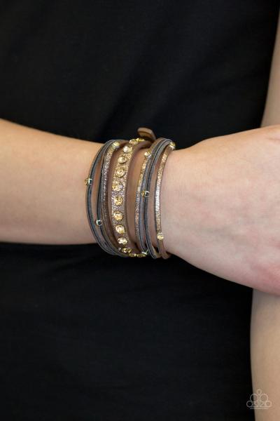 CATWALK It Off - Brown Urban Bracelet 