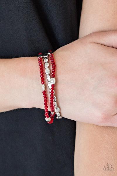 Hello Beautiful - Red Bracelet 