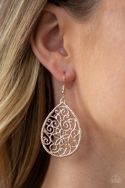 Im Doing VINE - Rose Gold Earring