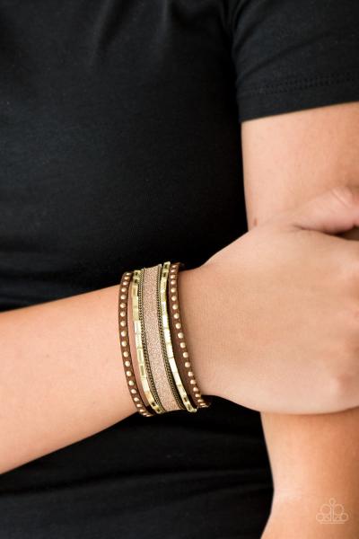 Seize The Sass - Brass Urban Bracelet
