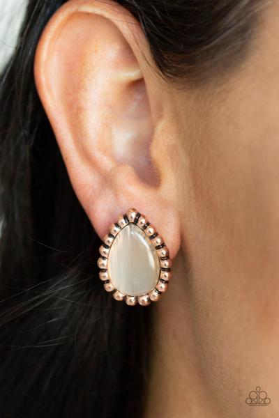 I Wanna GLOW - Copper Post Earring 