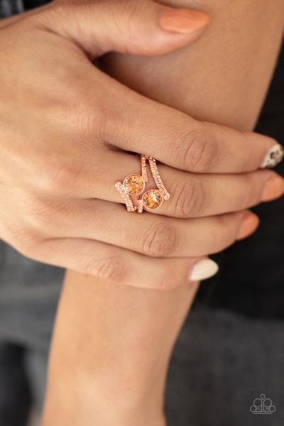 Over The Top Glamour - Copper Ring