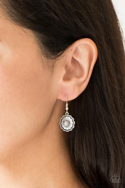 Badlands Buttercup - Silver Earring 