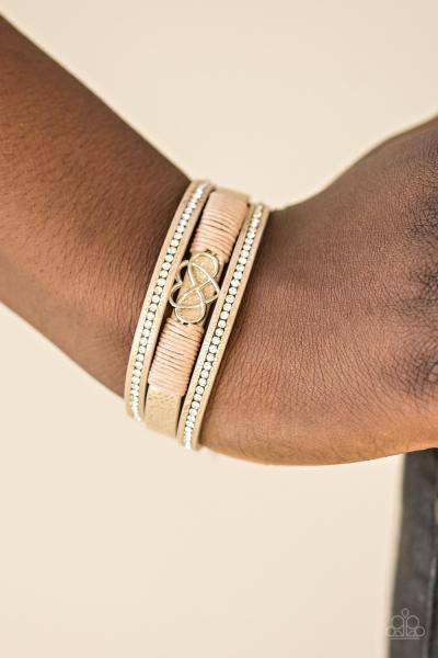 Hustlin Heart - Orange Bracelet