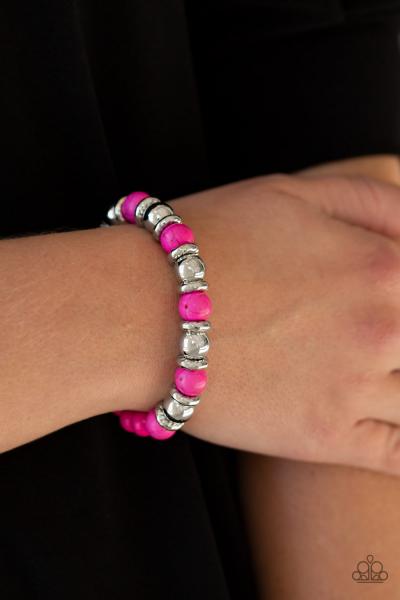 Across the Mesa - Pink Bracelet 