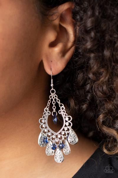 Musical Gardens - Blue Earring