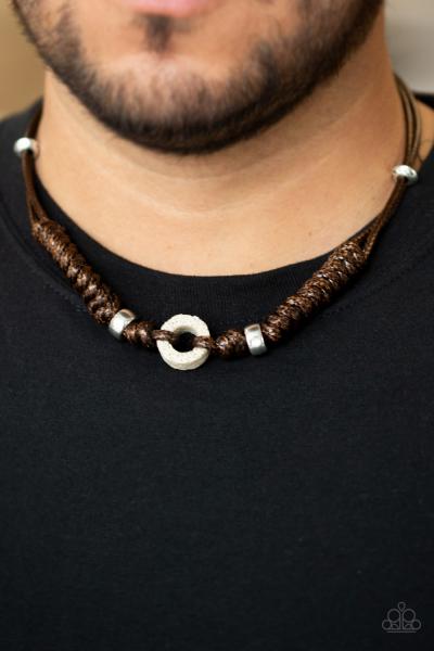 Beach Cruise - Brown Urban Necklace