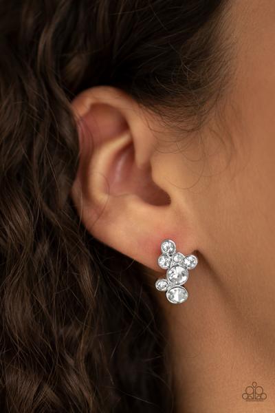 Treasure Treat - White Post Earring