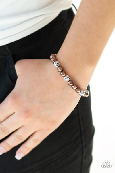 Poised For Perfection - Brown Bracelet