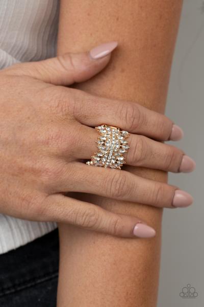 Cosmic Confetti - Gold Ring