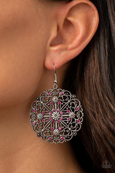 Oh MANDALA! - Pink Earring