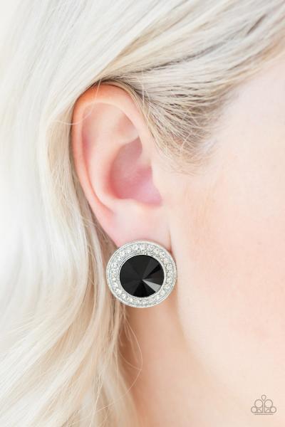 What Should I BLING? - Black Post Earring 