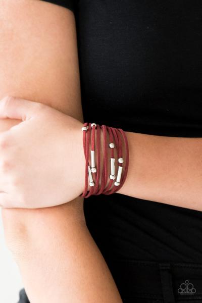 Back To BACKPACKER - Red Urban Bracelet 