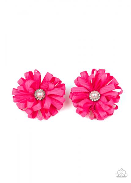 Ribbon Reception - Pink Hair Clip