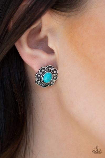 Springtime Deserts - Blue Post Earring