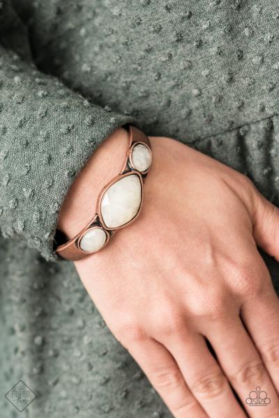 Next Stop, Olympus! - Copper Cuff Bracelet 