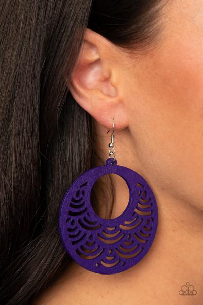 SEA Le Vie! - Purple Earring 