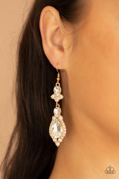 Fully Flauntable - Gold Earring 