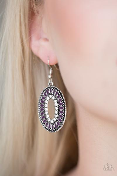 Fishing For Fabulous - Purple Earring