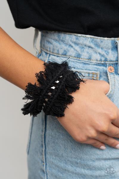 Homespun Hardware - Black Cuff Bracelet 