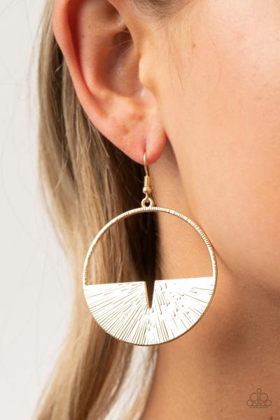 Reimagined Refinement - Gold Earring 