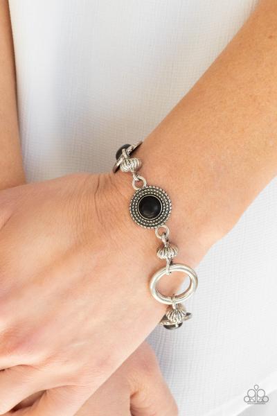 Musical Mountains - Black Bracelet 