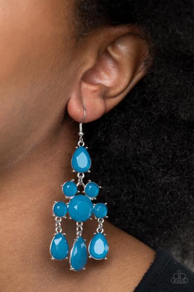 Afterglow Glamour - Blue Earring