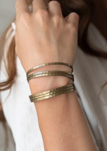 BAUBLE-Headed - Brass Cuff Bracelet 