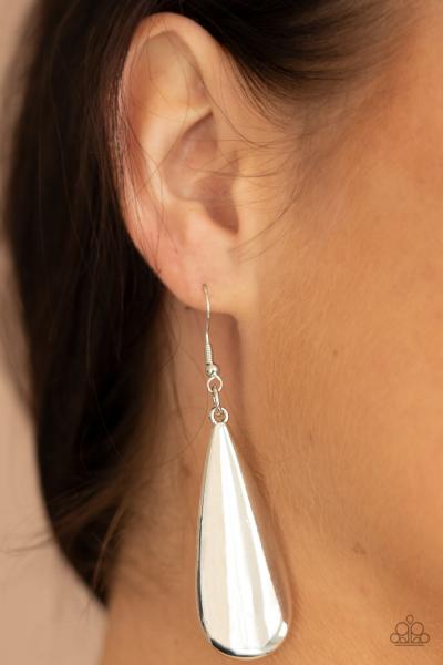 The Drop Off - Silver Earring 