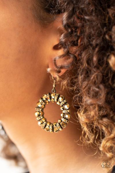 Baby, Its Cold Outside - Brass Earring 