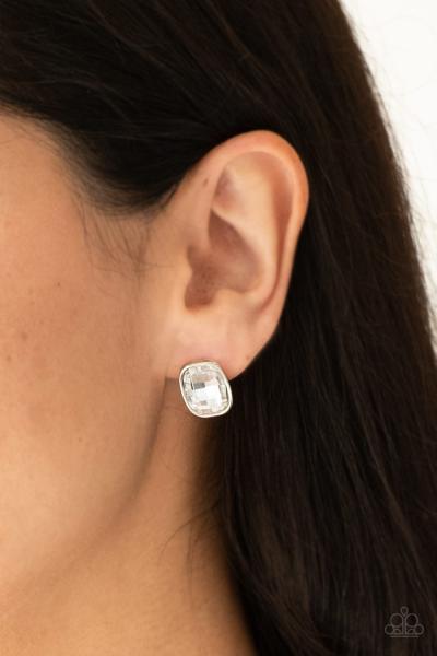 Incredibly Iconic - White Post Earring