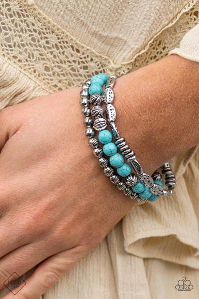 Trail Mix Mecca - Blue Bracelet 