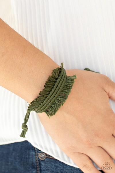Make Yourself at HOMESPUN - Green Urban Bracelet 