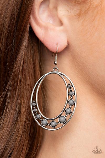 Crescent Cove - Silver Earring 