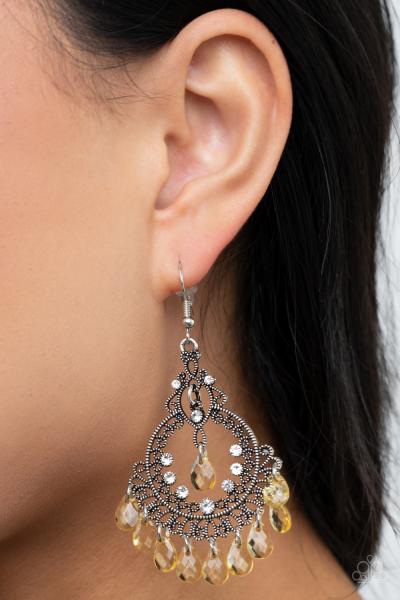 Lyrical Luster - Yellow Earring