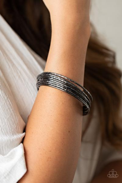 Thanks For GLISTENING - Black Bracelet 