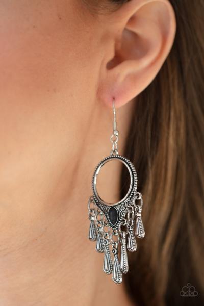 Ranger Rhythm - Black Earring