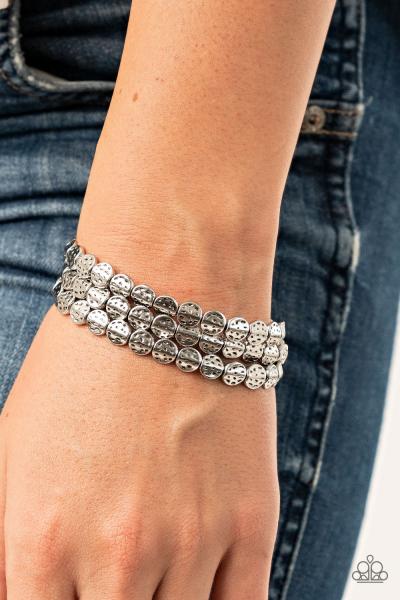 Hammered Heirloom - Silver Bracelet 