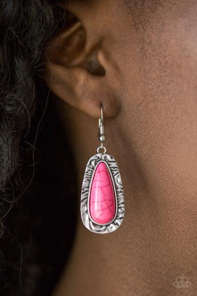 Cruzin Colorado - Pink Earring 