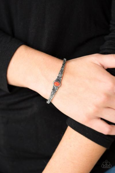 Make Your Own Path - Orange Bracelet 