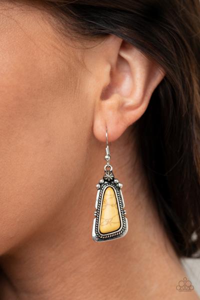 Sahara Solitude - Yellow Earring