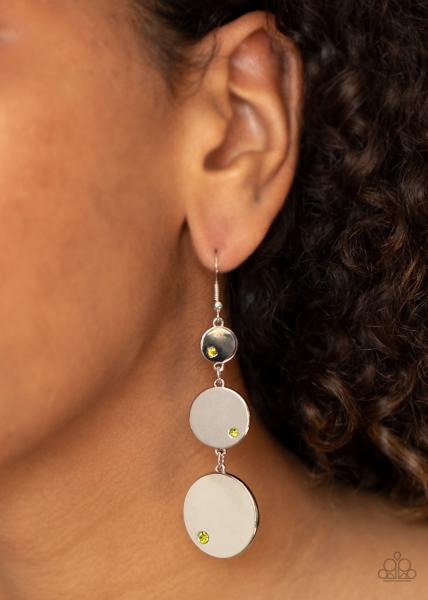 Poshly Polished - Green Earring 