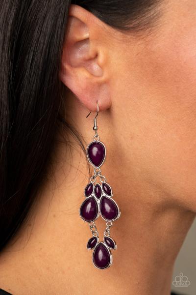 Superstar Social - Purple Earring