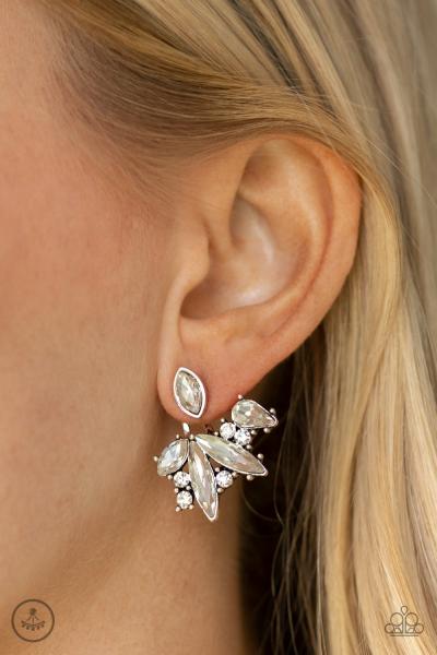 Deco Dynamite - White Jacket Earring 