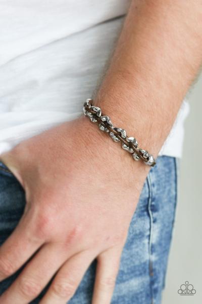 Ride The Rails - Brown Urban Bracelet 