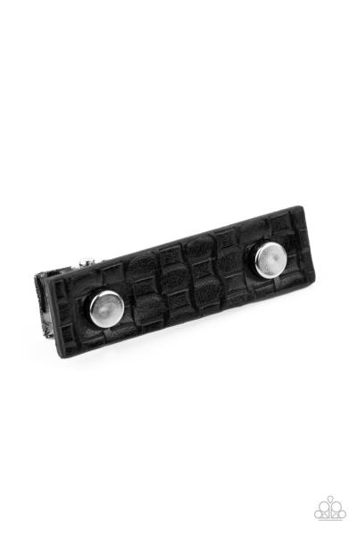 Pleasantly Patterned - Black Hair Clip